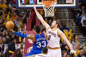 Could Kevin Love be heading to the Sixers? (Photo by Jason Miller/Getty Images)